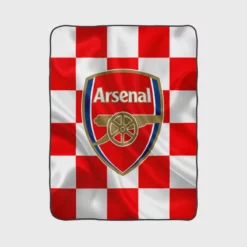 Arsenal FC Flag Design Football Logo Fleece Blanket 1