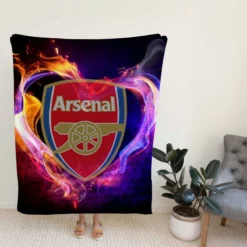Arsenal FC Popular Football Club Fleece Blanket