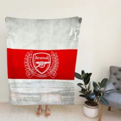 Arsenal FC Premier League Football Club Fleece Blanket