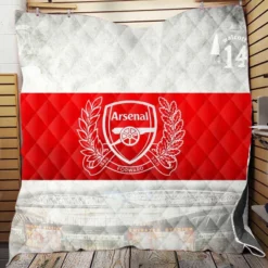 Arsenal FC Premier League Football Club Quilt Blanket
