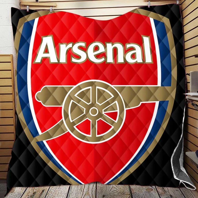 Arsenal FC Professional Football Club Quilt Blanket