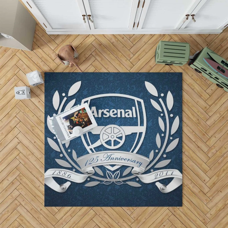 Arsenal FC Strong England Football Club Rug