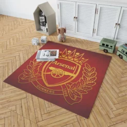 Arsenal FC Top Ranked Football Club Rug 1