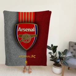 Arsenal Football Club Logo Fleece Blanket