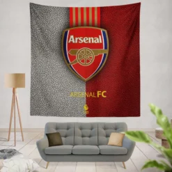 Arsenal Football Club Logo Tapestry