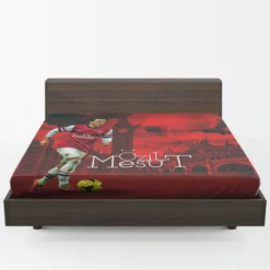 Arsenal Football Player Mesut Ozil Fitted Sheet 1