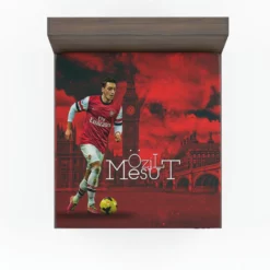 Arsenal Football Player Mesut Ozil Fitted Sheet