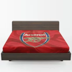 Arsenal Logo Powerful Football Club Fitted Sheet 1