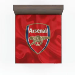 Arsenal Logo Powerful Football Club Fitted Sheet