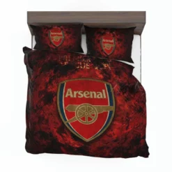 Arsenal Logo Strong Football Club Logo Bedding Set 1