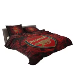 Arsenal Logo Strong Football Club Logo Bedding Set 2