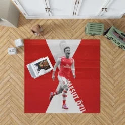 Arsenal Premier League Footballer Mesut Ozil Rug