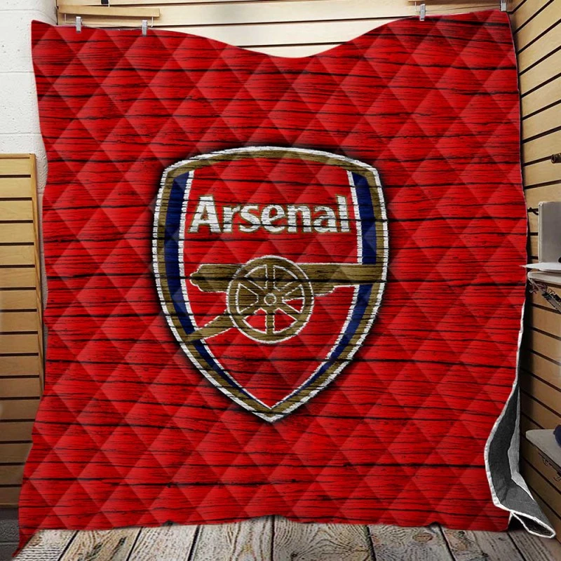Arsenal Successful Club Logo Quilt Blanket