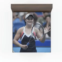 Ashleigh Barty Exellent Australian Tennis Player Fitted Sheet