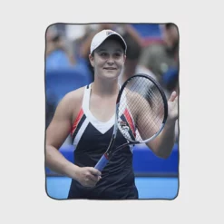 Ashleigh Barty Exellent Australian Tennis Player Fleece Blanket 1