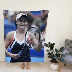 Ashleigh Barty Exellent Australian Tennis Player Fleece Blanket