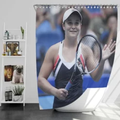 Ashleigh Barty Exellent Australian Tennis Player Shower Curtain