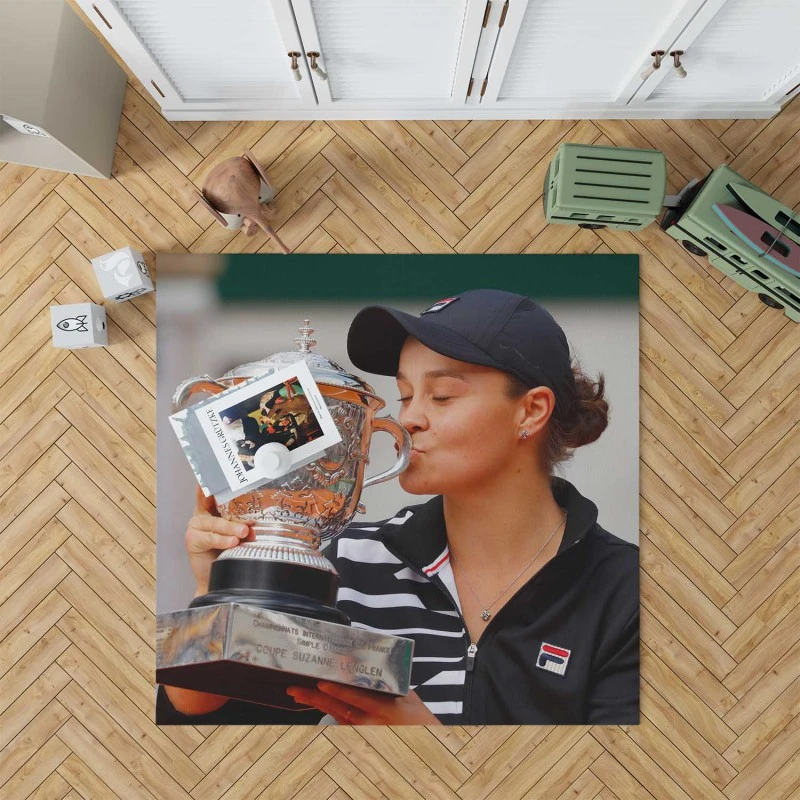 Ashleigh Barty Professional Australian Tennis Player Rug