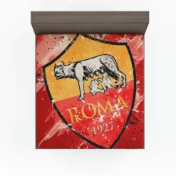Association Sportive Roma Italy Football Club Fitted Sheet