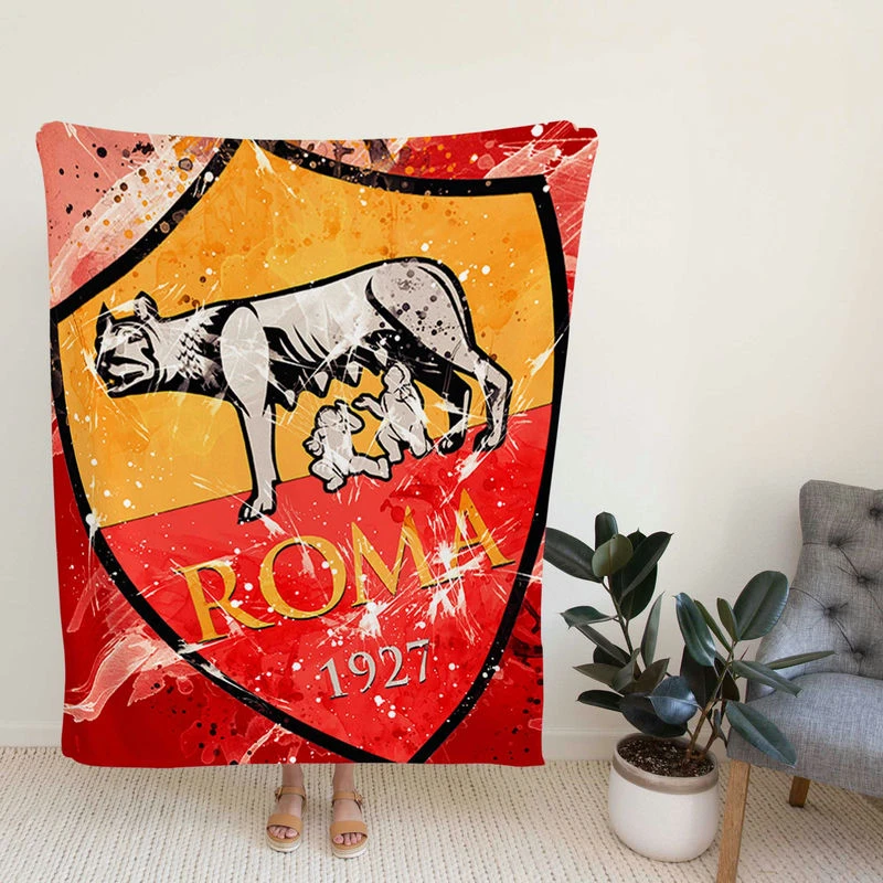 Association Sportive Roma Italy Football Club Fleece Blanket