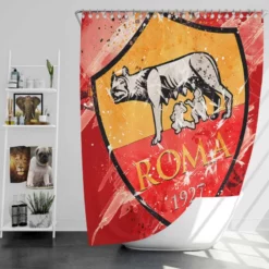Association Sportive Roma Italy Football Club Shower Curtain