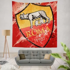 Association Sportive Roma Italy Football Club Tapestry