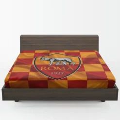 Association Sportive Roma Serie A Football Team Fitted Sheet 1