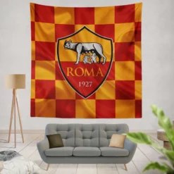 Association Sportive Roma Serie A Football Team Tapestry