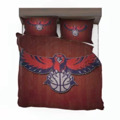 Atlanta Hawks Basketball team Logo Bedding Set 1