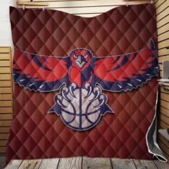 Atlanta Hawks Basketball team Logo Quilt Blanket