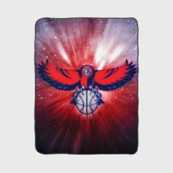 Atlanta Hawks Classic Basketball NBA Club Fleece Blanket 1