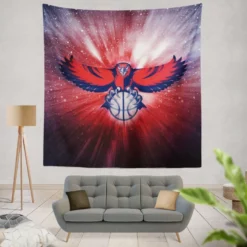 Atlanta Hawks Classic Basketball NBA Club Tapestry