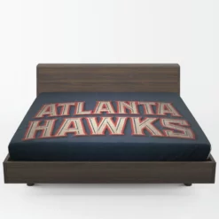 Atlanta Hawks Energetic NBA Basketball team Fitted Sheet 1
