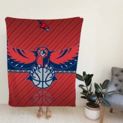 Atlanta Hawks Popular NBA Club Fleece Blanket