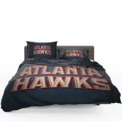 Atlanta Hawks Powerful Basketball Team Bedding Set