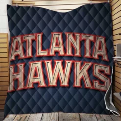 Atlanta Hawks Powerful Basketball Team Quilt Blanket