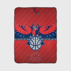 Atlanta Hawks Professional American NBA Team Fleece Blanket 1