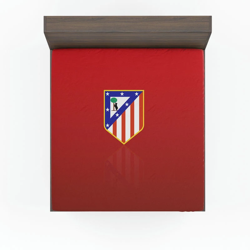 Atletico de Madrid Excellent Spanish Football Club Fitted Sheet