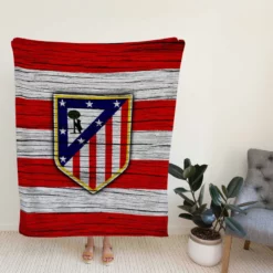 Atletico de Madrid La Liga Football Team Fleece Blanket