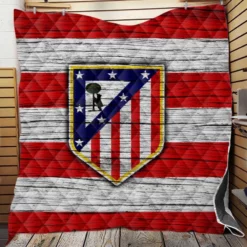 Atletico de Madrid La Liga Football Team Quilt Blanket