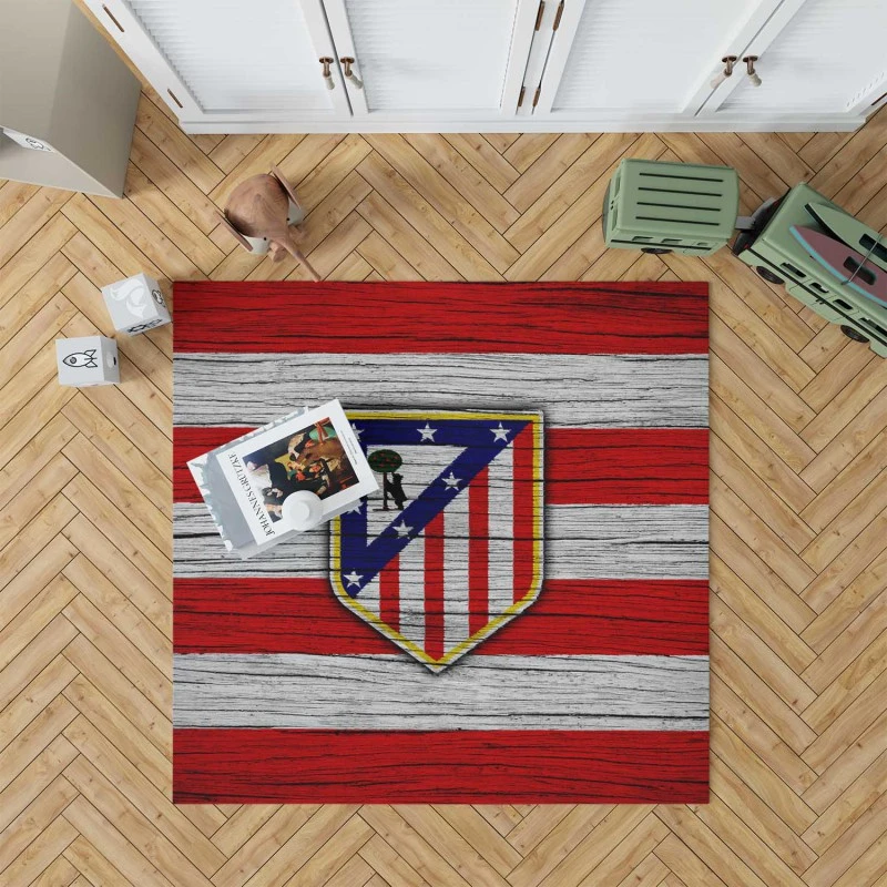 Atletico de Madrid La Liga Football Team Rug