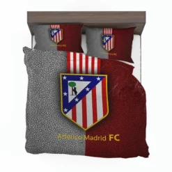 Atletico de Madrid Popular Spanish Football Club Bedding Set 1