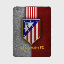 Atletico de Madrid Popular Spanish Football Club Fleece Blanket 1