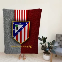 Atletico de Madrid Popular Spanish Football Club Fleece Blanket
