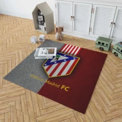 Atletico de Madrid Popular Spanish Football Club Rug 1