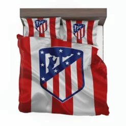 Atletico de Madrid Professional Spanish Football Club Bedding Set 1