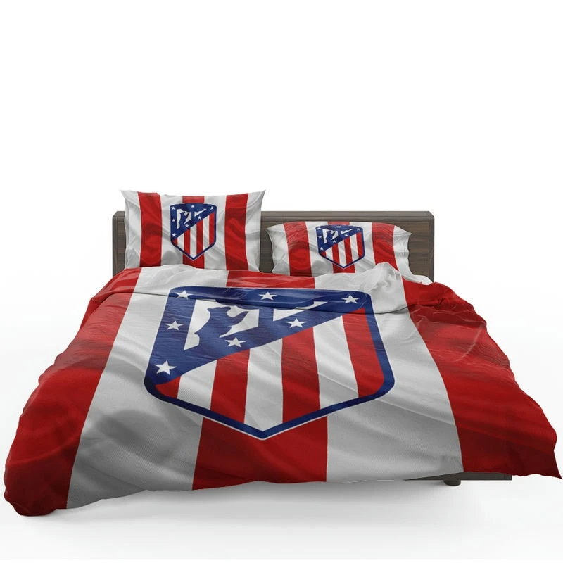 Atletico de Madrid Professional Spanish Football Club Bedding Set