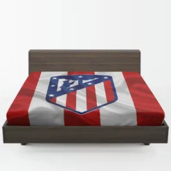 Atletico de Madrid Professional Spanish Football Club Fitted Sheet 1