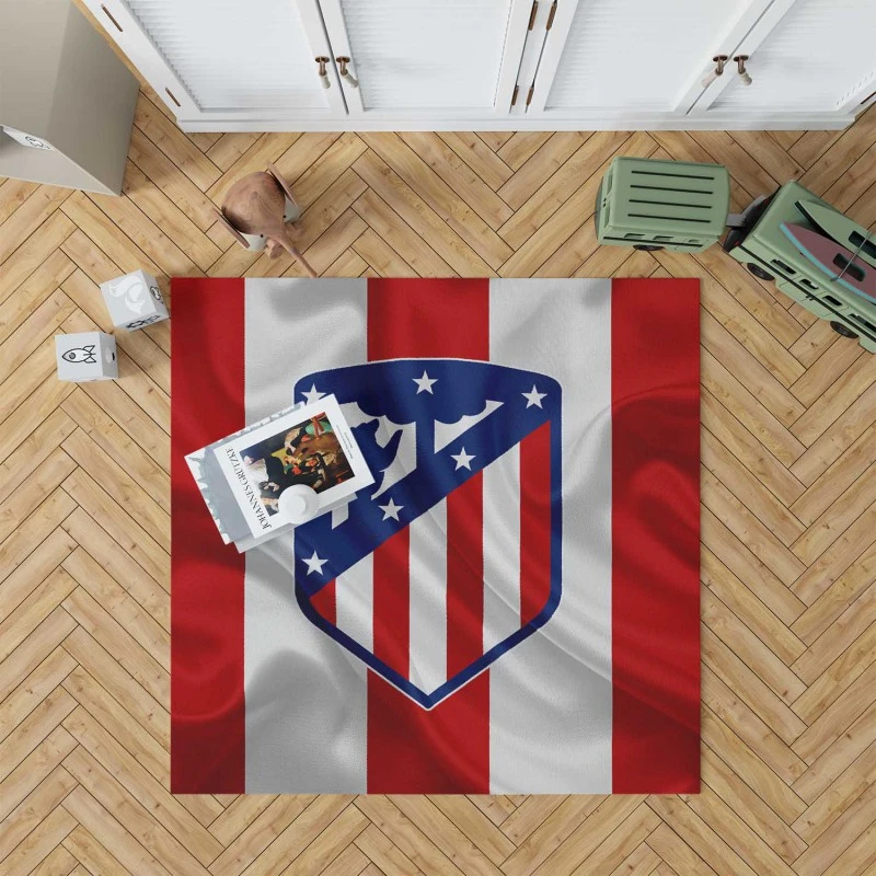 Atletico de Madrid Professional Spanish Football Club Rug