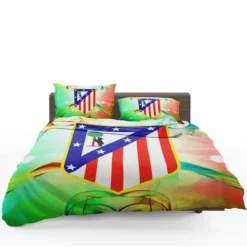 Atletico de Madrid Top Ranked Spanish Football Club Bedding Set